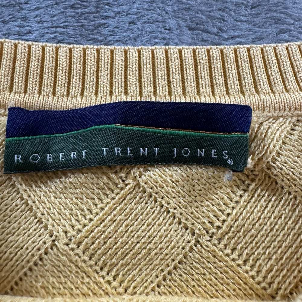Vintage Missouri Tigers Robert Trent Jones Diamond Knit Golf Sweater Mens XL - Picture 5 of 9